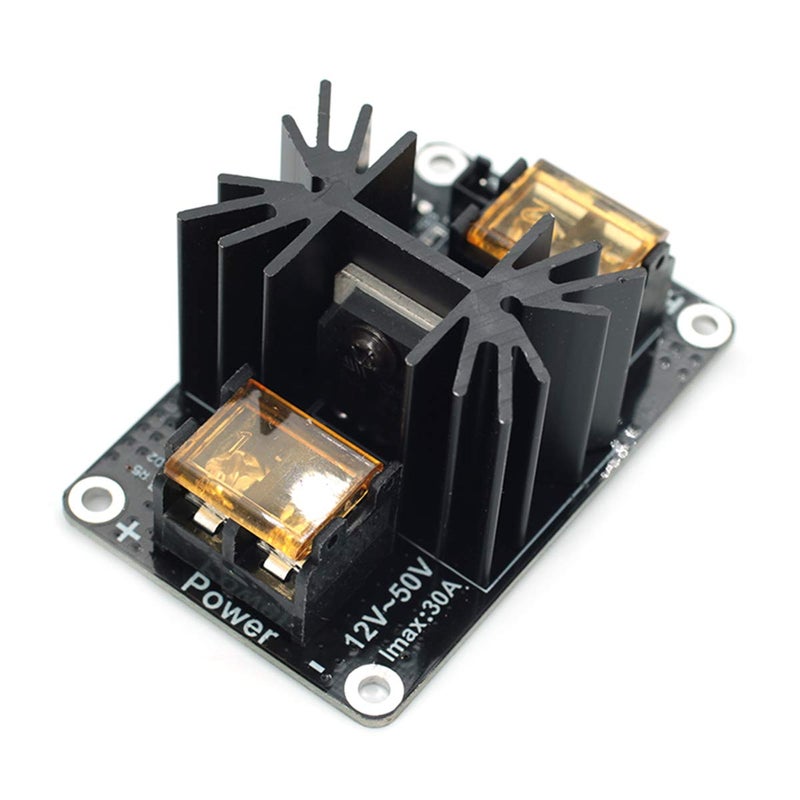 DEVMO 2pcs 3D Printer Accessories 30A Mos Tube Heat Bed Power Module Expansion Board High Current Load Module Mos Tube Hotend Replacement with Cables for 3D Printer - Image 3